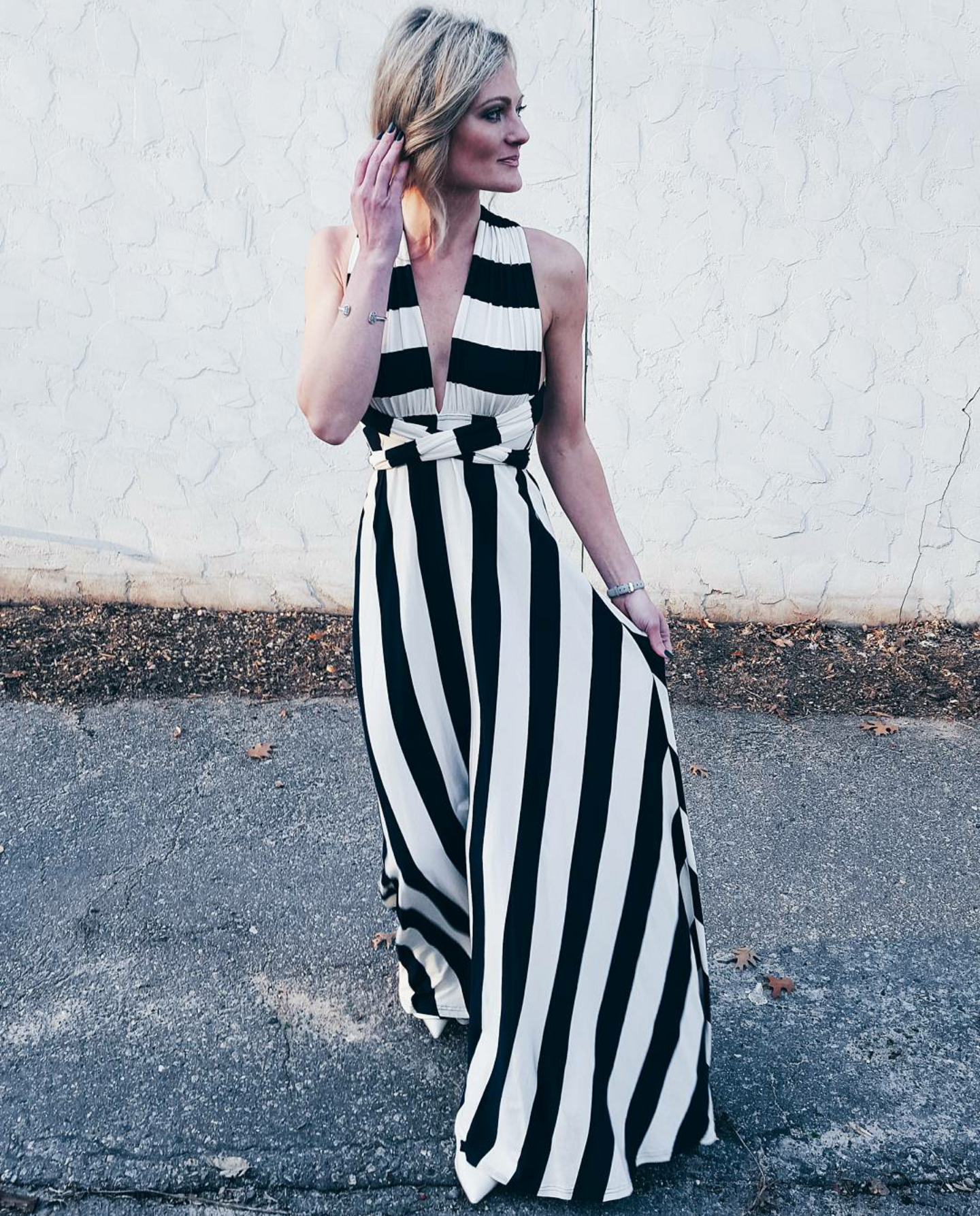 Twirling in Stripes for Spring’s Arrival - CHAMPAGNE + MACAROONS