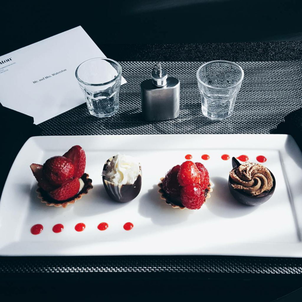 Staycation featuring SPG Keyless with Starwood Hotels on Champagne + Macaroons
