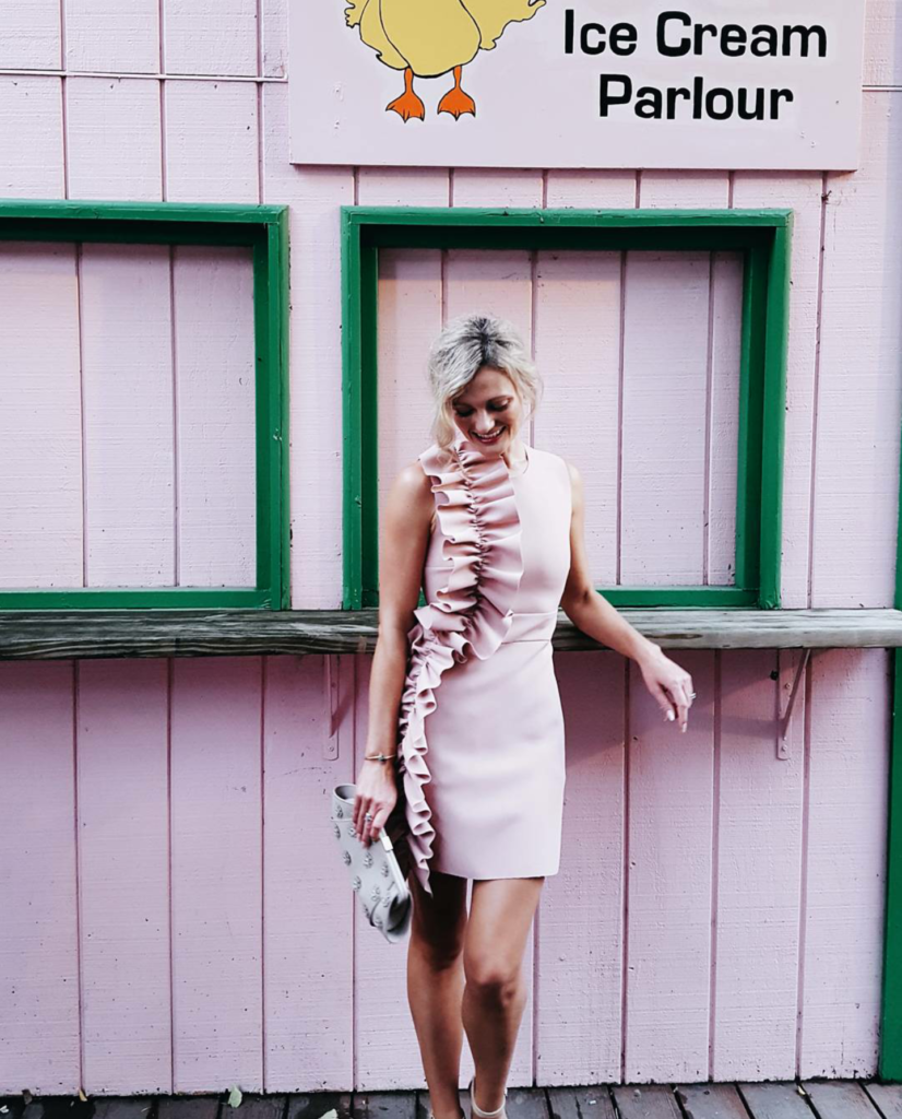 Bold & Beautiful Ruffles with Rent the Runway on ChampagneMacaroons.com