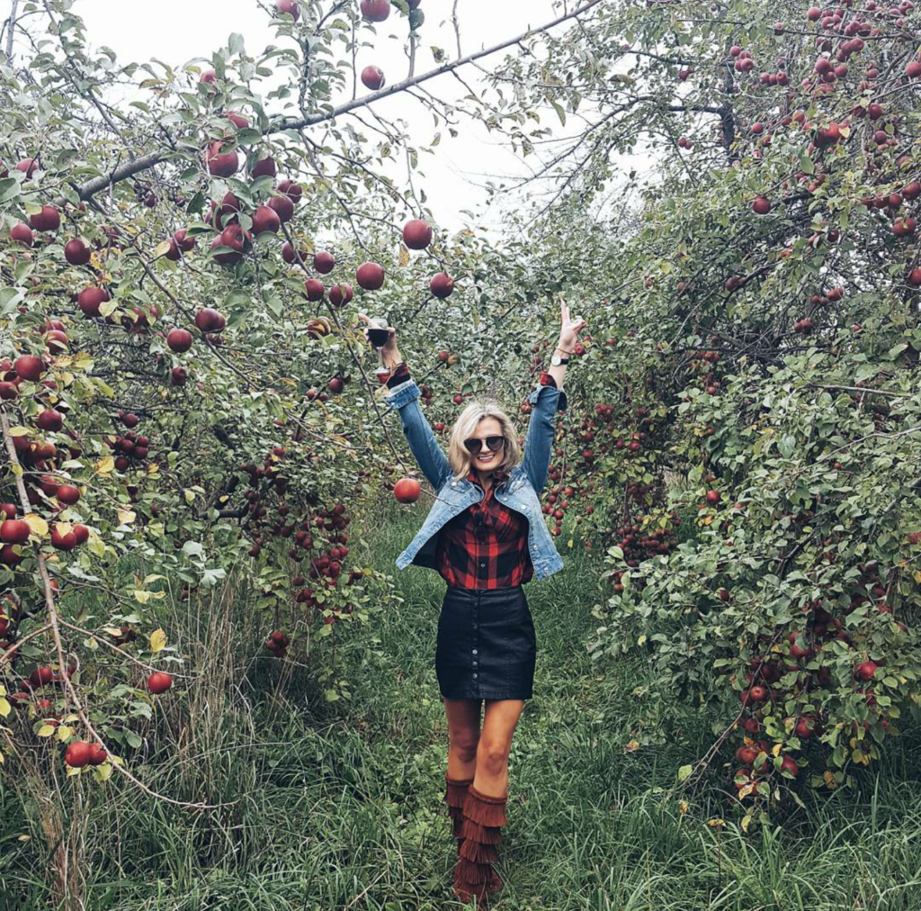 Apple Picking & Wine Sipping on Champagne + Macaroons