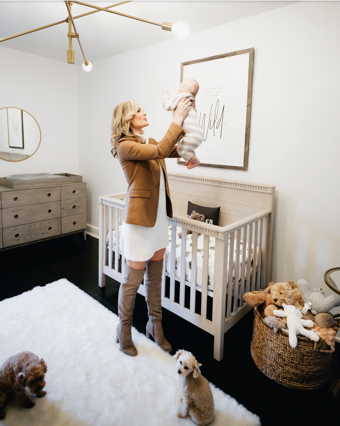 Nursery with outlet no closet