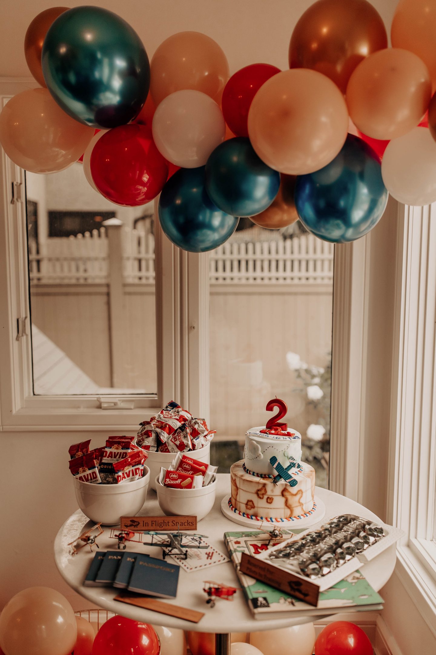 A Scandi themed party: Oh How Time Flies Sam is turning two