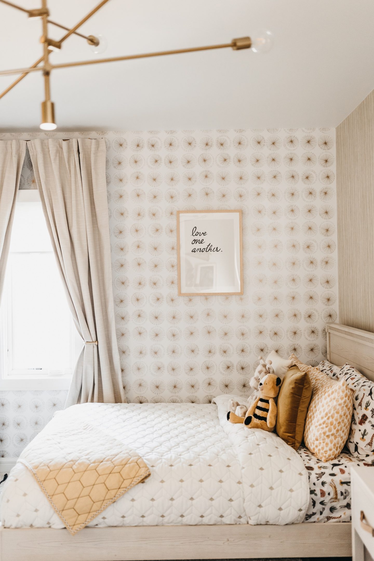 Goodbye baby crib, Hello toddler bed. Big Kid Room Reveal with