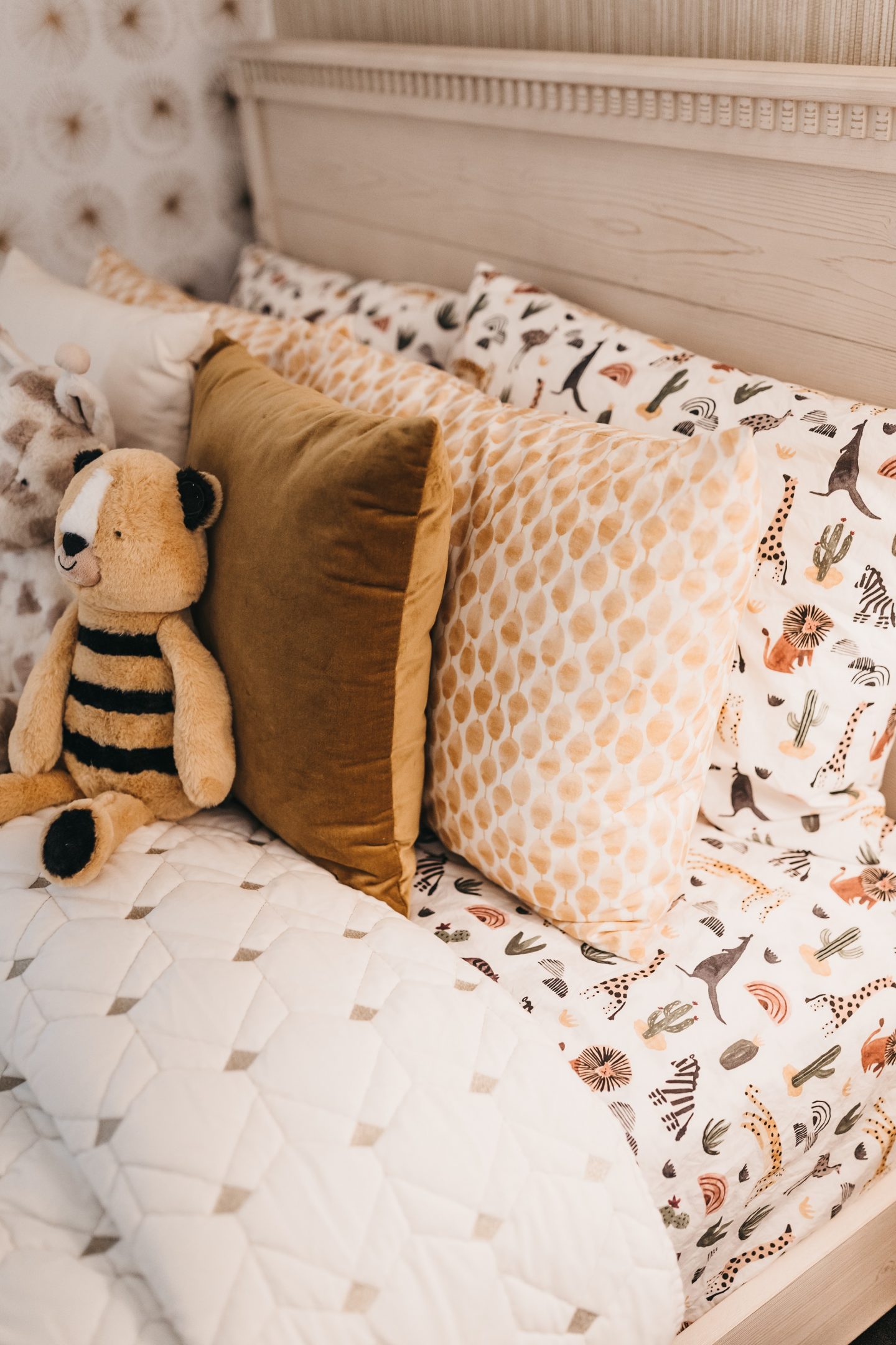 Goodbye baby crib, Hello toddler bed. Big Kid Room Reveal with